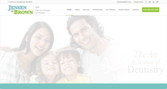 Desktop Screenshot of jensenbrowndds.com