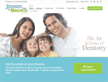 Tablet Screenshot of jensenbrowndds.com